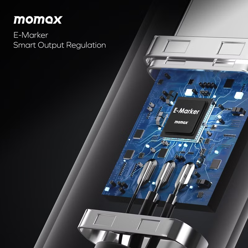 Momax Elite 240W USB-C USB 4 40Gbps.cable 1m | Black Momax Elite 240W USB-C USB 4 40Gbps.cable 1m | Black